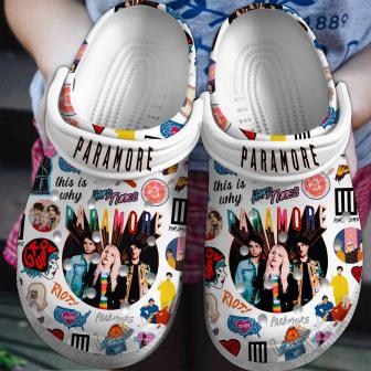 Paramore Music Band Crocs Crocband Clogs Shoes | Favorety