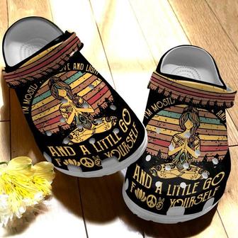 Peace Yoga With Yourself Clogs Shoes Gift For Christmas Thanksgiving Birthday - Monsterry CA