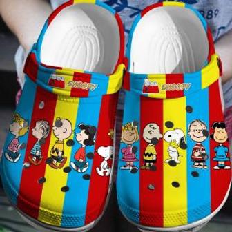 Peanuts Snoopy Crocs Clogs Crocband Shoes Comfortable 3D | Favorety