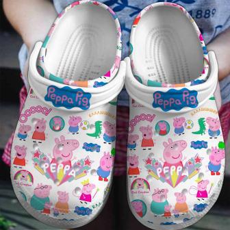 Peppa Pig Cartoon Crocs Crocband Clogs Shoes | Favorety