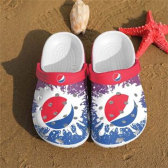 Pepsi Crocs Crocband Shoes Clogs Comfortable For Men Women - Monsterry