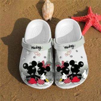 Personalised Mickey And Minnie Cartoon Crocs Crocband Shoes Clogs Custom Name For Men Women And Kids | Favorety DE