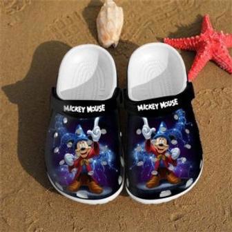 Personalised Mickey Cartoon Crocs Crocband Shoes Clogs Custom Name For Men Women And Kids | Favorety AU