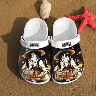 Personalised One Piece Art Custom Clog Shoes - Monsterry