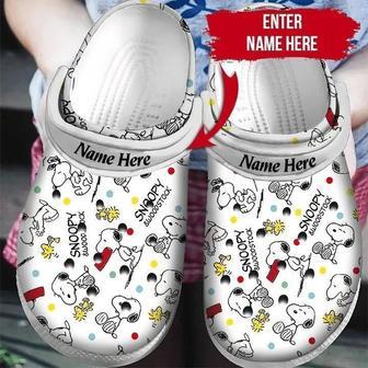 Personalised Snoopy Clog Shoes | Favorety