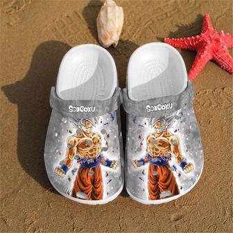 Personalised Songoku Art Custom Clog Shoes - Monsterry DE