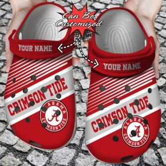 Personalized Baseball Atlanta Braves Crimson Tide Print Crocband Crocs Shoes | Favorety CA