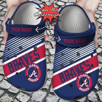 Personalized Baseball Atlanta Braves Print Crocband Crocs Shoes | Favorety UK