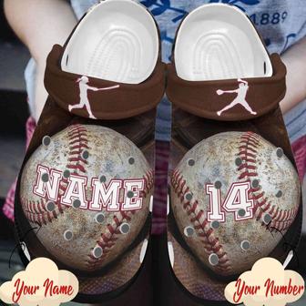 Personalized Baseball Crocband Clogs - Monsterry