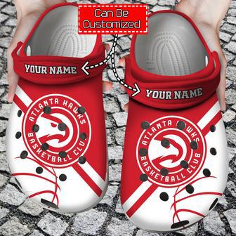 Personalized Basketball Atlanta Hawks Nba Print Crocband Crocs Shoes | Favorety