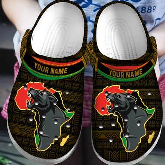 Personalized Black Panther Africa Classic Clogs Shoes | Favorety