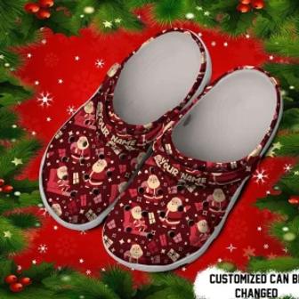 Personalized Christmas Classic Shoes Cm07 Crocs Crocband Clogs Shoes For Men Women - Monsterry UK