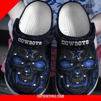 Personalized Cowboyys Football Team Crocs Clog Custom Name Shoes - Monsterry UK