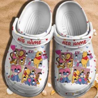 Personalized Disney Mickey Fuzzy Crocs Shoes Crocband Clogs Comfortable For Men Women | Favorety UK