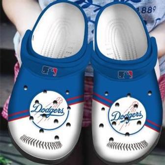 Personalized Dodgers Baseball Team Crocs Clog Custom Name Shoes 4 | Favorety DE