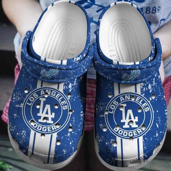 Personalized Dodgers Football Team Crocs Clog Custom Name Shoes | Favorety CA