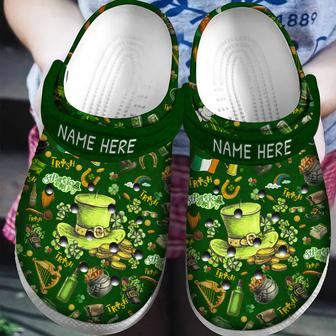 Personalized Irish St Patricks Day Classic Clogs Shoes - Monsterry DE