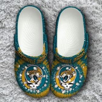 Personalized Jaguars Football Team Crocs Clog Custom Name Shoes | Favorety