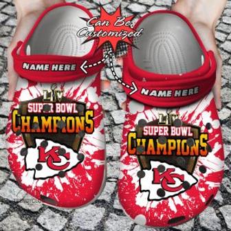 Personalized Kchiefs Football Team Crocs Clog Custom Name Shoes - Monsterry UK