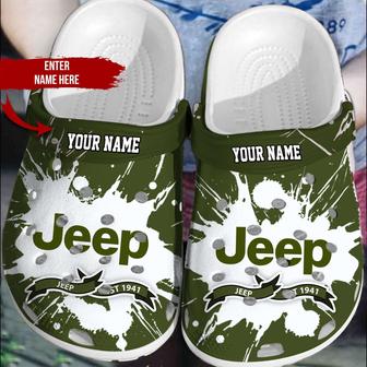 Personalized Name Jeep Lovers Crocband Clog Shoes For Jeep Lover | Favorety