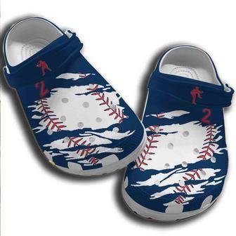 Personalized Number Baseball Player Crocband Clogs - Monsterry UK