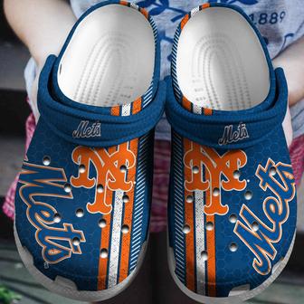 Personalized Ny Mets Baseball Team Crocs Clog Custom Name Shoes | Favorety