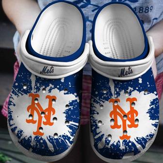 Personalized Ny Mets Baseball Team Crocs Clog Custom Name Shoes 2 | Favorety DE