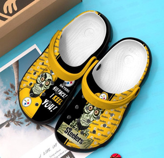 Personalized Pitsteelers Football Team Clog Clog Custom Name Shoes - Monsterry