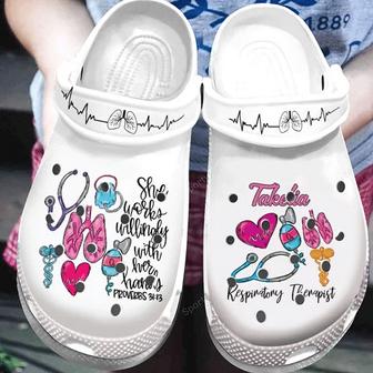 Personalized Respiratory Therapist Clog Shoes Dh - Monsterry AU