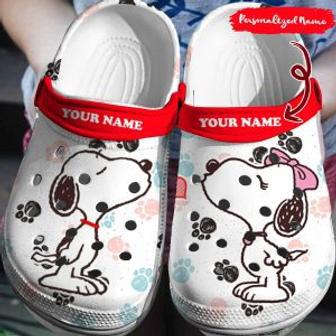 Personalized Snoopy Crocs 3D Clog Shoes | Favorety DE