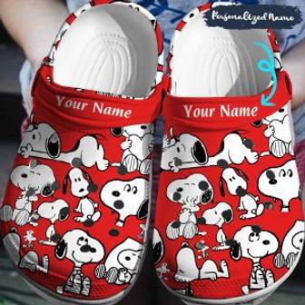 Personalized Snoopy Crocs 3D Clog Shoes | Favorety UK