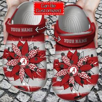 Personalized Sport Basketball University Mlb Atlanta Braves Spirit Sunflower Print Crocband Crocs Shoes | Favorety CA