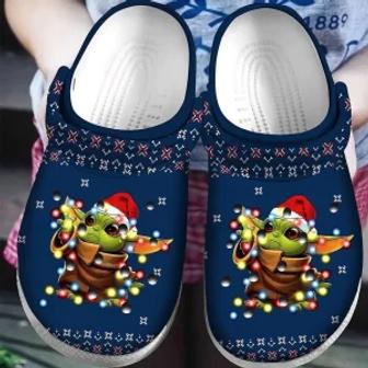 Personalized Star Wars Baby Yoda Crocs Crocband Comfortable Shoes Clogs For Men Women | Favorety CA