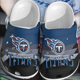 Personalized Tentitans Football Team Clog Clog Custom Name Shoes - Monsterry