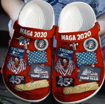Personalized Year Donald Trump Ultra Maga The Return Of The Great Maga King Crocband Clogs - Monsterry AU