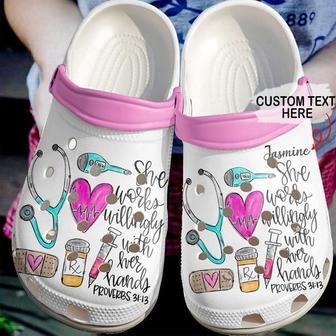Pharmacy Personalized Peace Love Classic Clogs Shoes - Monsterry AU