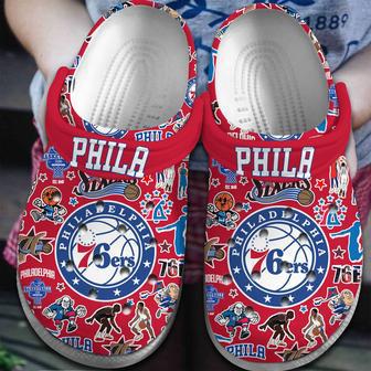 Philadelphia 76Ers Nba Basketball Sport Crocs Crocband Clogs Shoes | Favorety AU