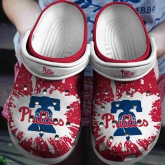 Phillies Crocs Clogs Comfortable Shoes Crocband For Men Women | Favorety UK