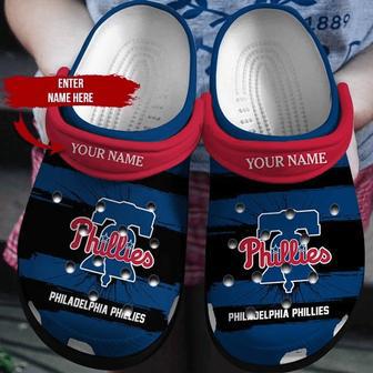 Phillies Personalized Clog Shoes Custom Name | Favorety CA