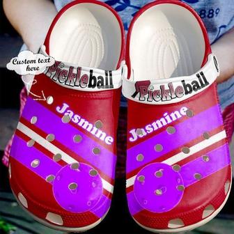 Pickleball Personalized Lovers Clog Shoes - Monsterry