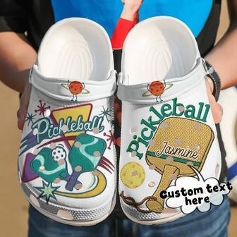 Pickleball Personalized Passion Classic Clogs Shoes - Monsterry