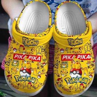 Pikachu Pokemon Anime Cartoon Crocs Crocband Clogs Shoes | Favorety UK