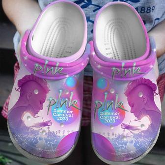 Pink Singer Music Crocs Crocband Clogs Shoes - Monsterry CA
