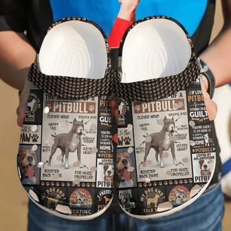 Pitbull Anatomy Classic Clogs Shoes - Monsterry AU