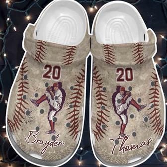 Pitcher Shoes For Batter Girl - Funny Baseball Clogs - Monsterry AU