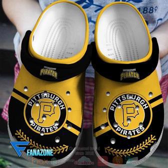 Pittsburgh Pirates Yellow-Black Mlb Sport Crocs Clogs Crocband Shoes | Favorety UK