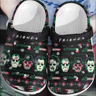 Pixel Art Friends Horror Movie Halloween Classic Clogs Shoes - Monsterry AU