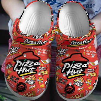 Pizza Hut Crocs Crocband Clogs Shoes - Monsterry