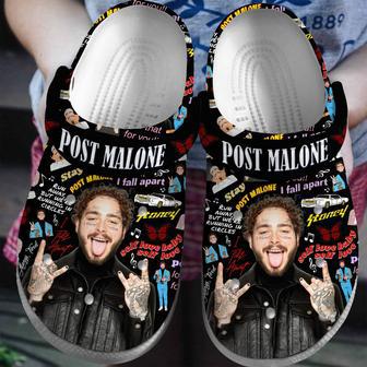 Post Malone Rapper Music Crocs Crocband Clogs Shoes | Favorety