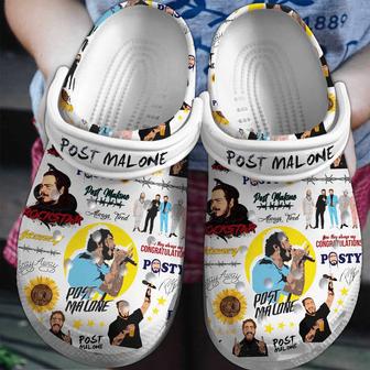 Post Malone Rapper Singer Music Crocs Crocband Clogs Shoes | Favorety